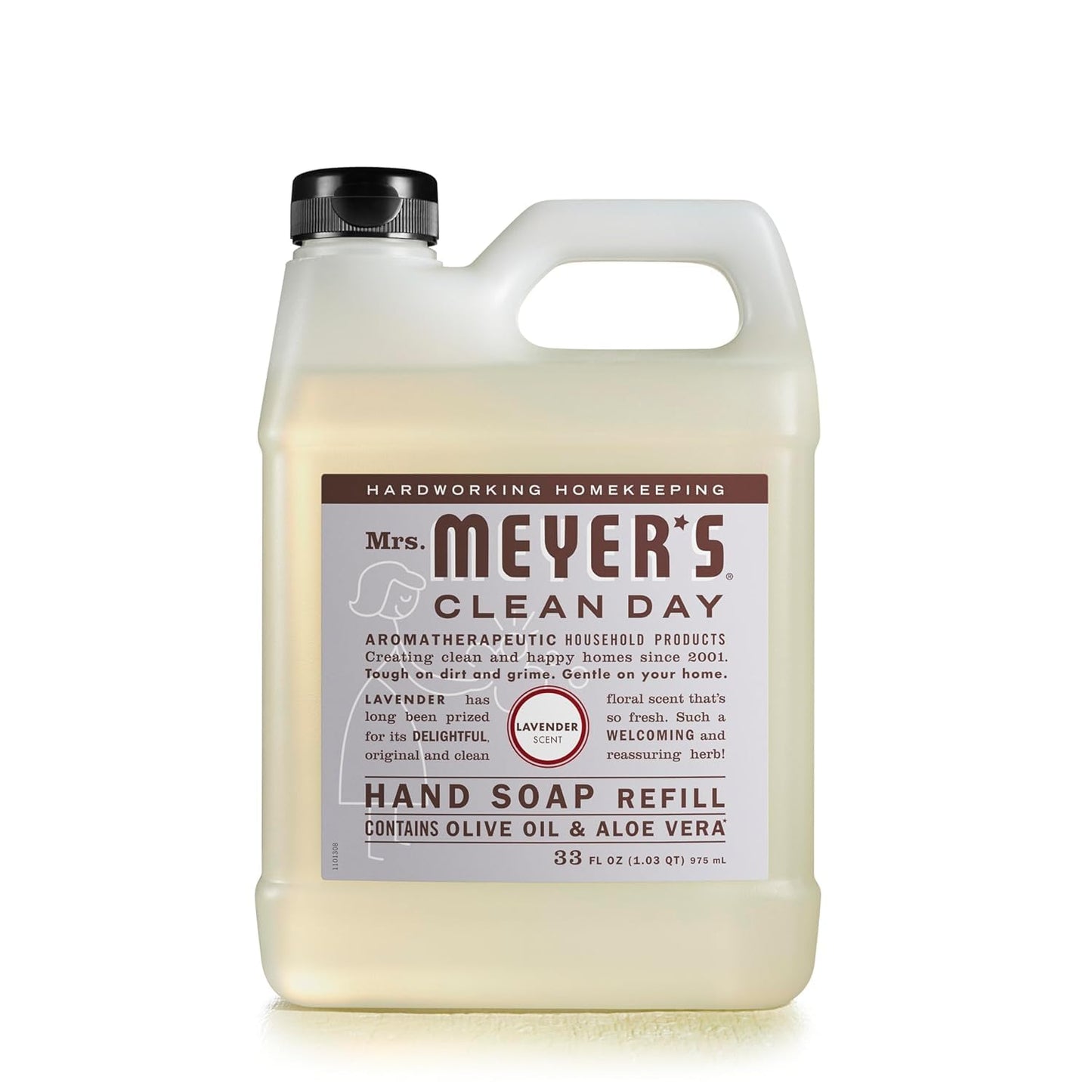 Mrs. Meyers Lavender Liquid Hand Soap Refill, 33 Oz, (Pack of 3) Beauty & Personal Care Mrs. MEYER'S