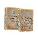 Honey Sweetie Acres 2-Pack Honey Oatmeal Goat Milk Soap - Handmade 5 oz Bar, Made with Natural Ingredients, Moisturizing & Gentle, Made in the USA Beauty & Personal Care Honey Sweetie Acres