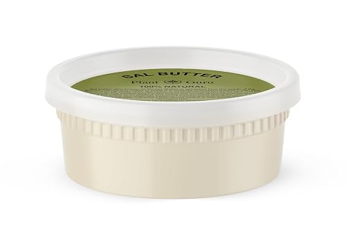Plant Guru Raw Sal Seed Butter 8 oz. 100% Pure Natural Cold Pressed - Great for Skin, Body and Hair Moisturizer, DIY Creams, Balms, Lotions and Soap Beauty & Personal Care Plant Guru