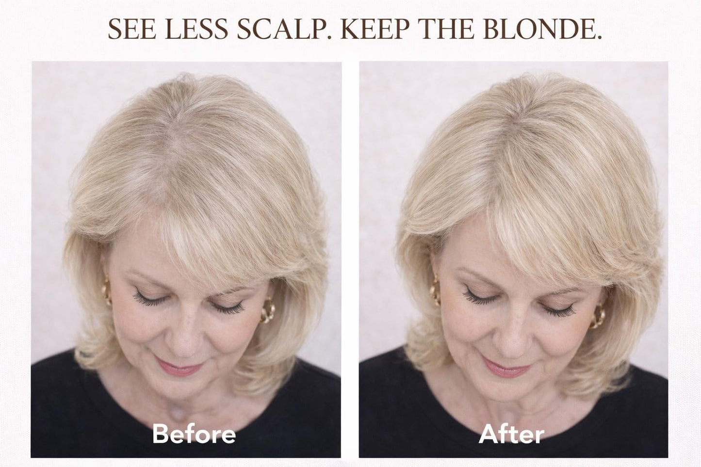 diCESARE NEW Blonde Hair Building Fiber - Fuller, Thicker Looking - Natural Coverage for Fine & Thinning Blonde Hair NOW IN 2 SIZES Beauty & Personal Care DICESARE