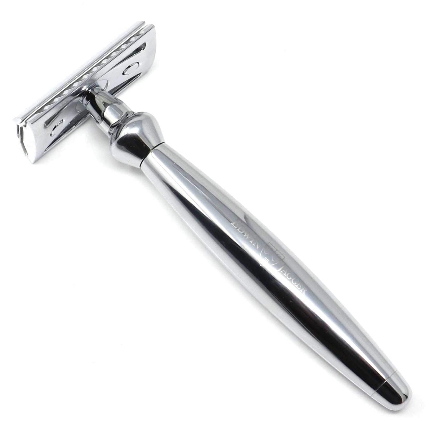Edwin Jagger Bulbous De Razor - Safety Razor, Double Edge Razor Wet Shaving Razors … (Chrome) Beauty and Personal Care Edwin Jagger