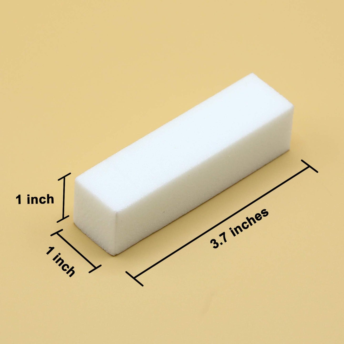 Morary 12-Pack, Nail Buffer Blocks for Natural and Acrylic Nails, 4 Sided, Medium Grit (White) Beauty & Personal Care Morary