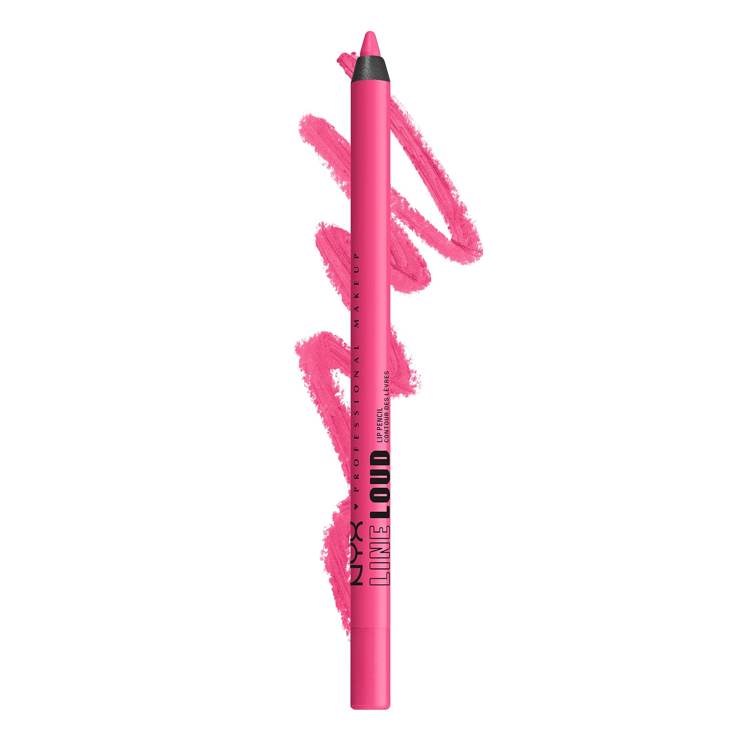 NYX PROFESSIONAL MAKEUP Line Loud Lip Liner, Longwear and Pigmented Lip Pencil with Jojoba Oil & Vitamin E - Movin' Up (Bright Pink Peach) Beauty & Personal Care NYX PROFESSIONAL MAKEUP
