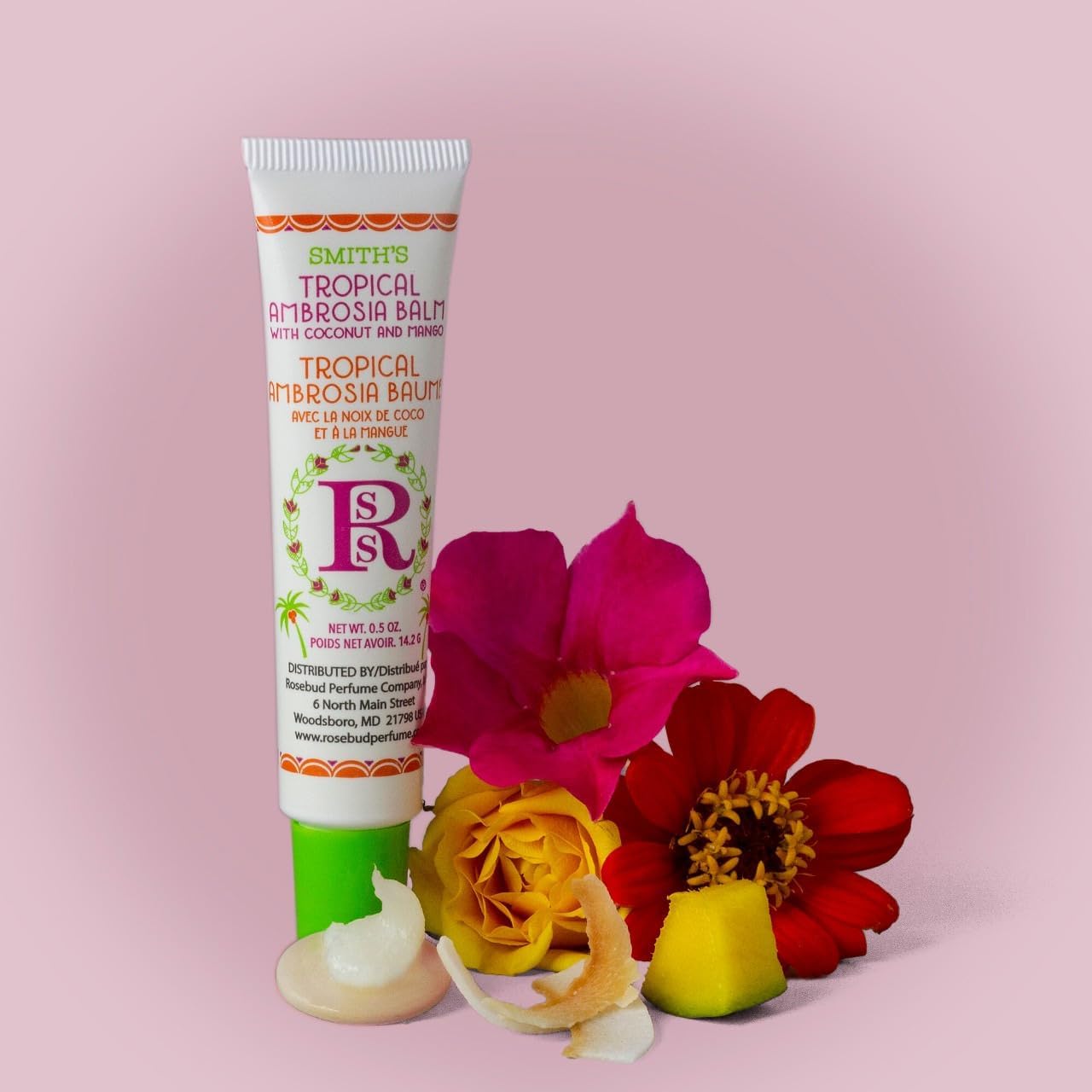 Rosebud Perfume Co. Tropical Ambrosia Lip Balm 0.5 oz/ 14.2 g Beauty & Personal Care Rosebud Perfume