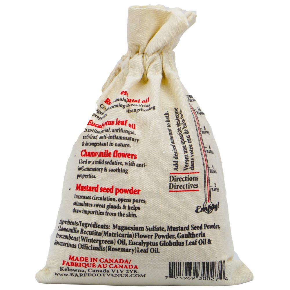 Mustard Bath 1KG Refill - Bath Soak Beauty and Personal Care Barefoot Venus