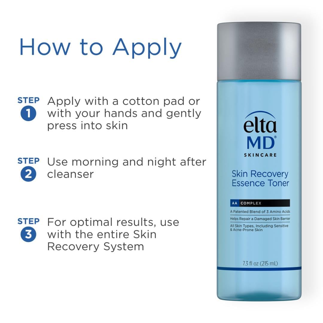 EltaMD Skin Recovery Essence Face Toner, Hydrating Facial Toner for Sensitive Skin, Alcohol-Free Formula for Acne Prone Sensitive Skin, 7.3 oz Bottle Beauty & Personal Care EltaMD