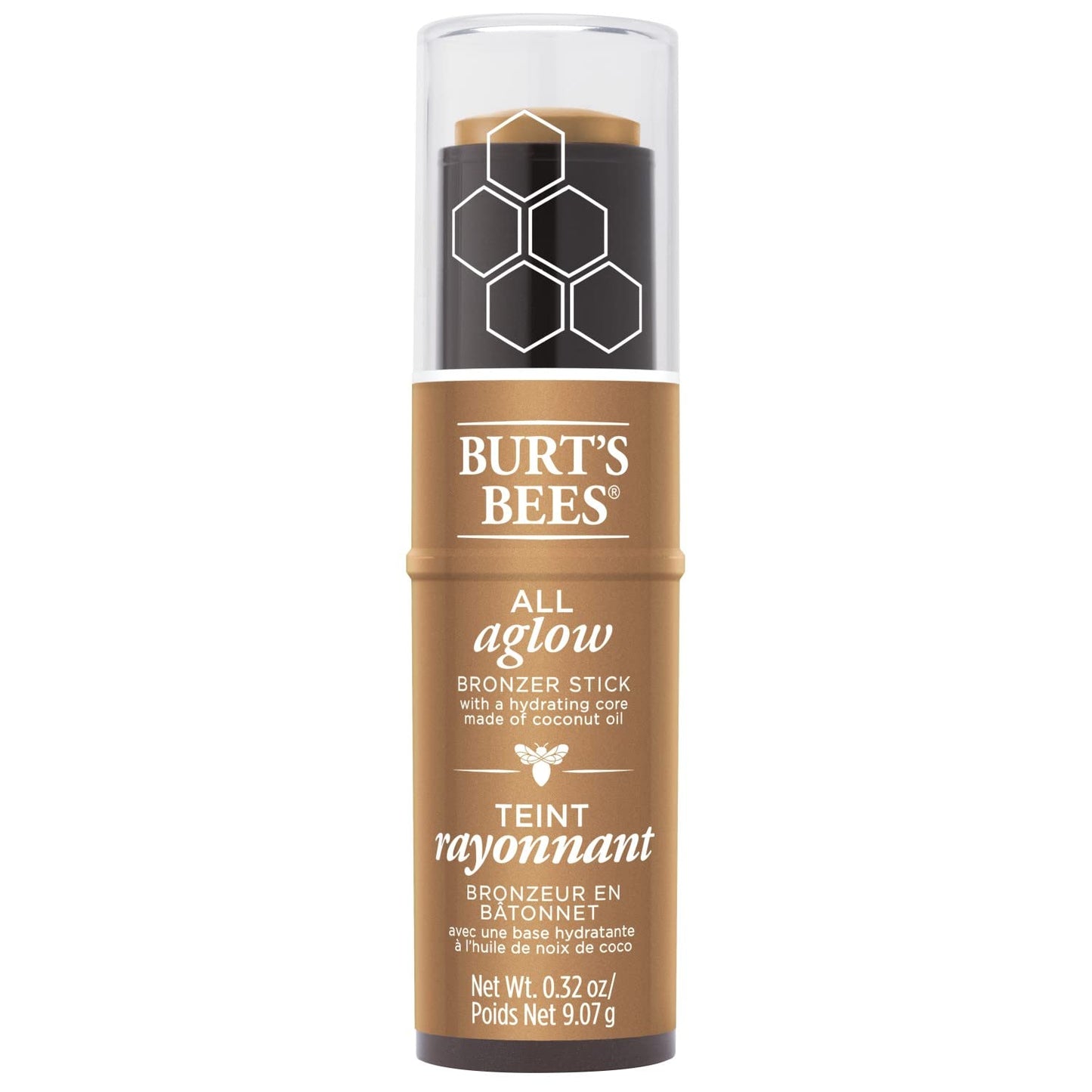 BURTS BEES Golden Shimmer All Aglow Bronzer Stick, 0.32 OZ Beauty & Personal Care Burt's Bees