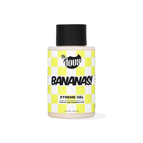 Bananas Xtreme Hold Hair Gel for Curly Hair -Strong Hold Styling Gel with Frizz Control & Shine -Hair Gel for Women & Men, Curl Gel for Wavy Hair Beauty & Personal Care The Doux