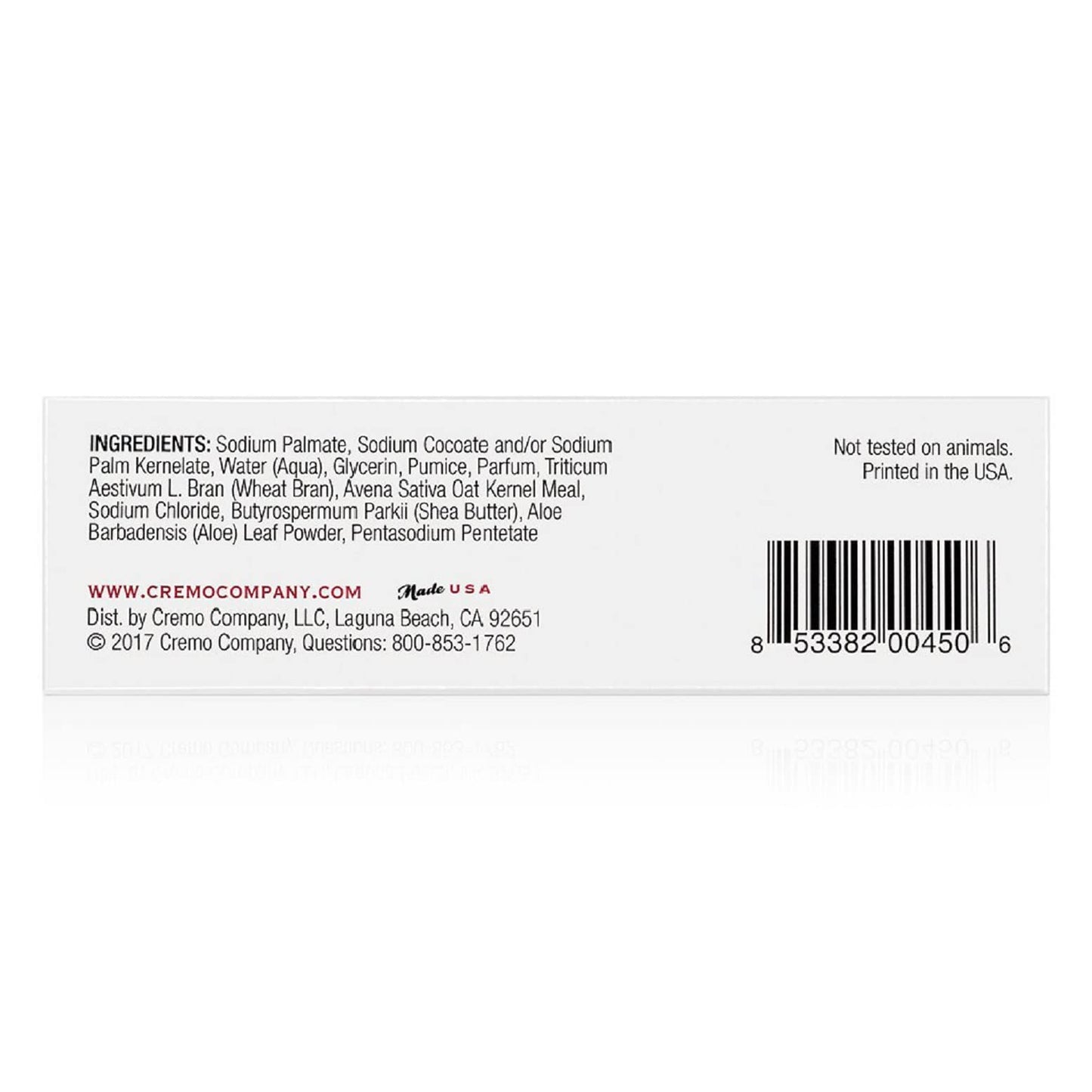 Cremo Bourbon & Oak Exfoliating Body Bars (3-Pack) - A Sophisticated Blend of Distiller’s Spice, Fine Bourbon and White Oak Beauty & Personal Care Cremo