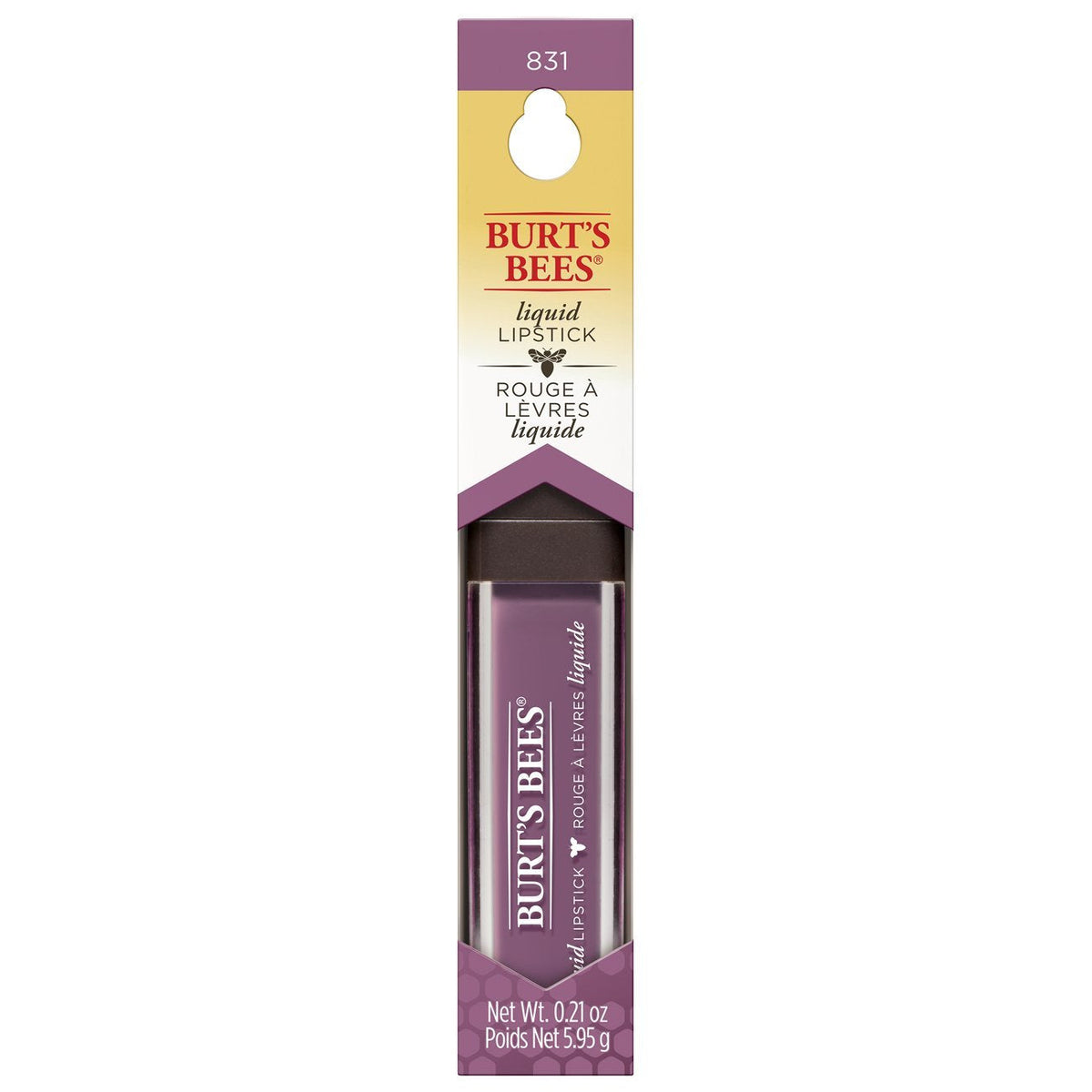 Burt's Bees 100% Natural Glossy Liquid Lipstick, Lavender Lake, 1 Tube Beauty & Personal Care Burt's Bees