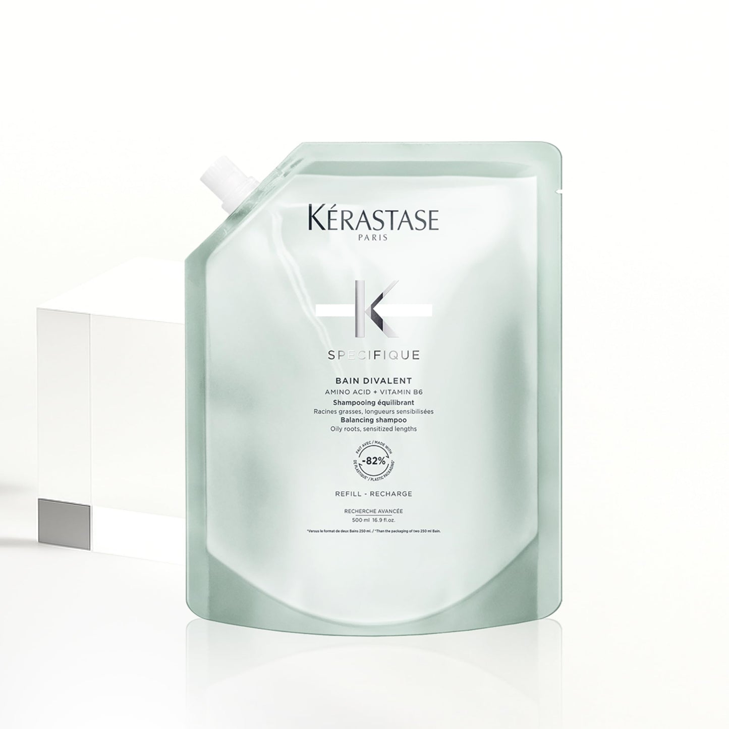 Kerastase Specifique Balancing Shampoo Refill For Oily Scalp & Hair - Cleanses Oil From Roots and Hydrates Dry Hair Ends Beauty and Personal Care KÉRASTASE