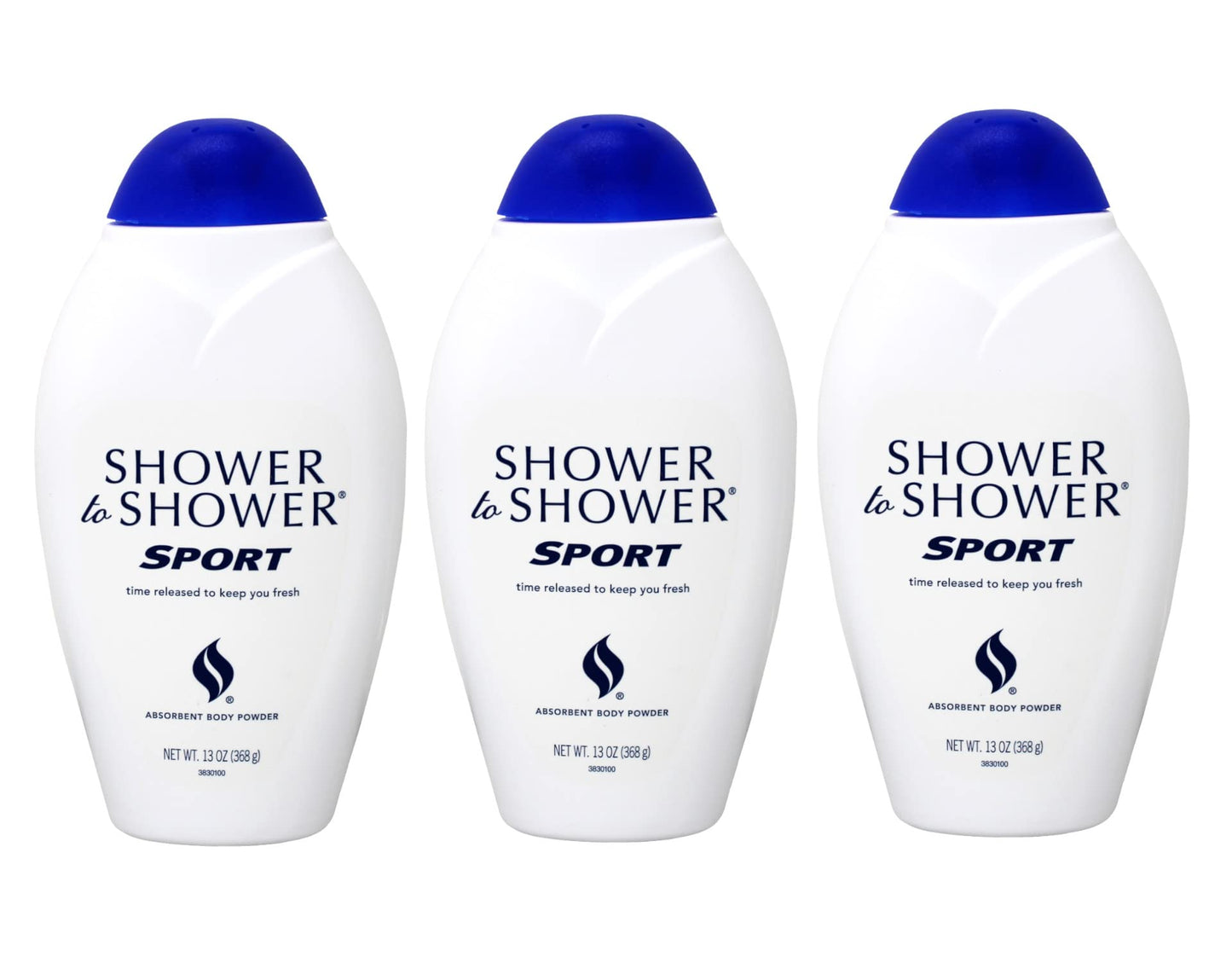 Shower to Shower Absorbent Body Powder, Sport, 13-Ounce Bottles (Pack of 3) Beauty & Personal Care Shower To Shower