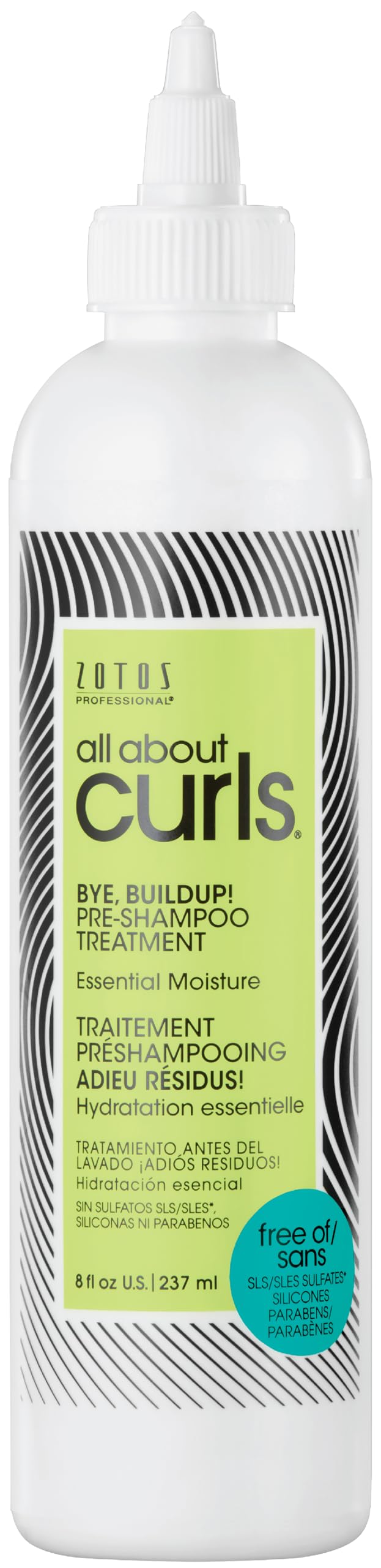 ALL ABOUT CURLS Bye, Buildup! Pre Shampoo Treatment | Curly Hair Products | Essential Moisture | Gentle Cleansing | All Curly Hair Types | Vegan Beauty & Personal Care ALL ABOUT CURLS