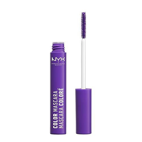 NYX Professional Makeup Color Mascara, Purple, 0.32 Ounce Beauty & Personal Care NYX PROFESSIONAL MAKEUP