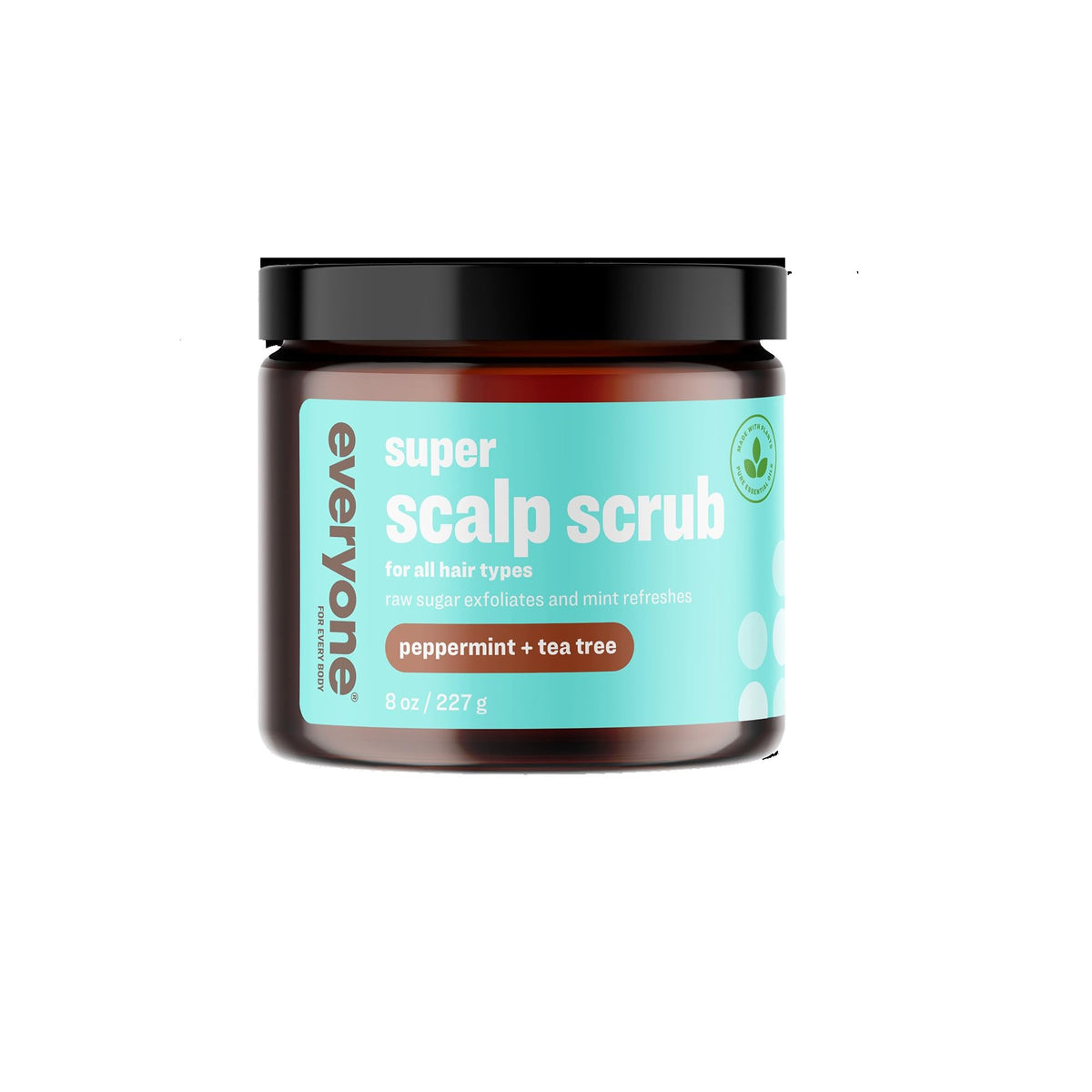 Everyone Super Scalp Scrub, Peppermint & Tea Tree Exfoliator, 8 fl oz