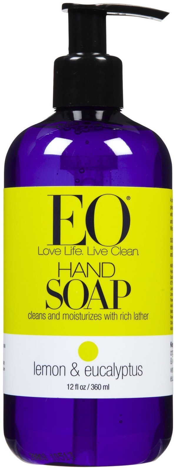 EO Products Liquid Hand Soap - Lemon & Eucalyptus - 12 oz Beauty & Personal Care EO