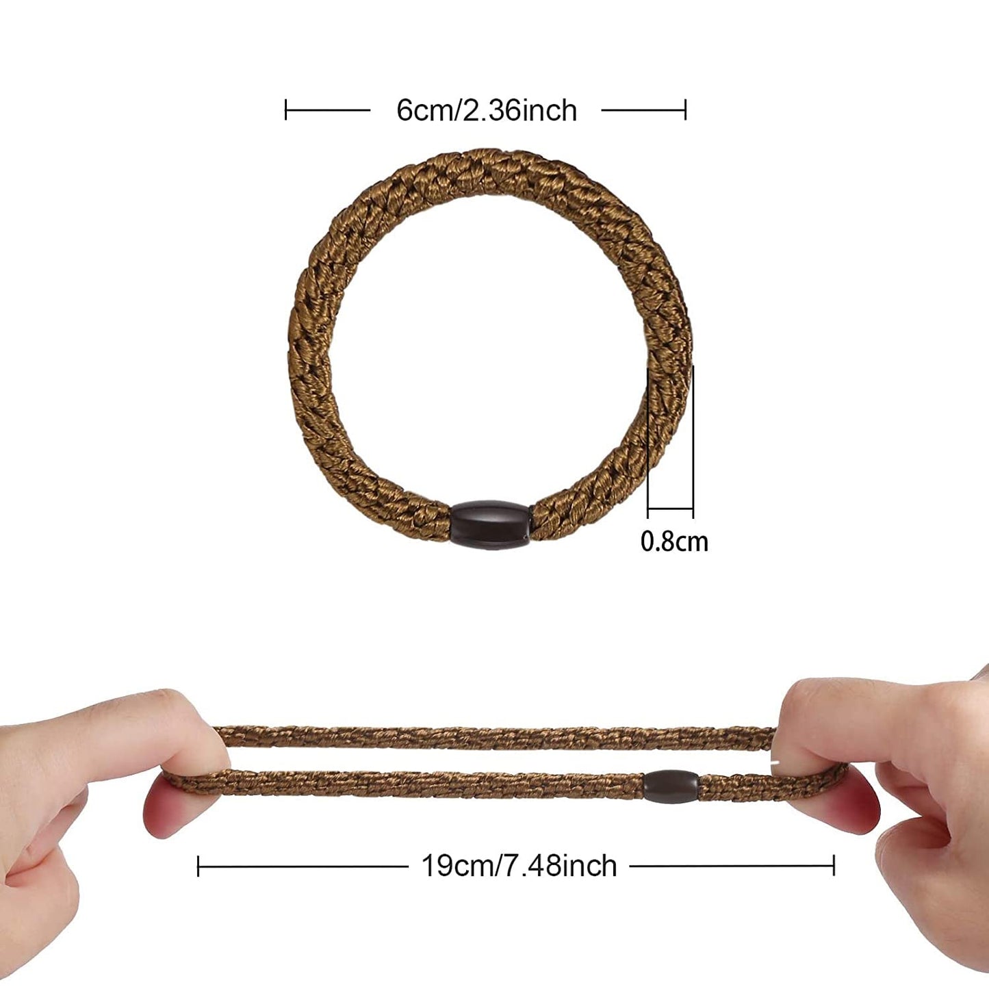 Hair Ties for Women Girls, Funtopia 30Pcs Elastics Hair Band for Thick Hair Beauty and Personal Care Funtopia