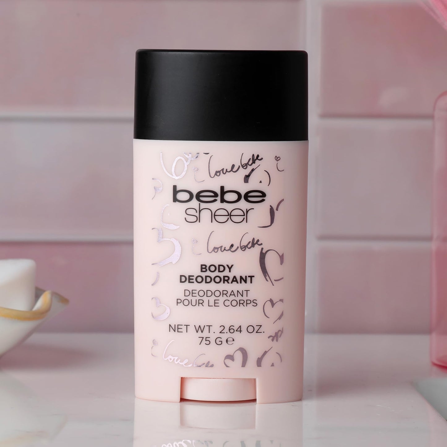 bebe Sheer Deodorant Stick - Aluminum Free Deodorant for Women - Fruity Floral and Citrus Scent - Smooth Glide - Long-Lasting 24H Freshness - 2.64 oz Beauty and Personal Care bebe