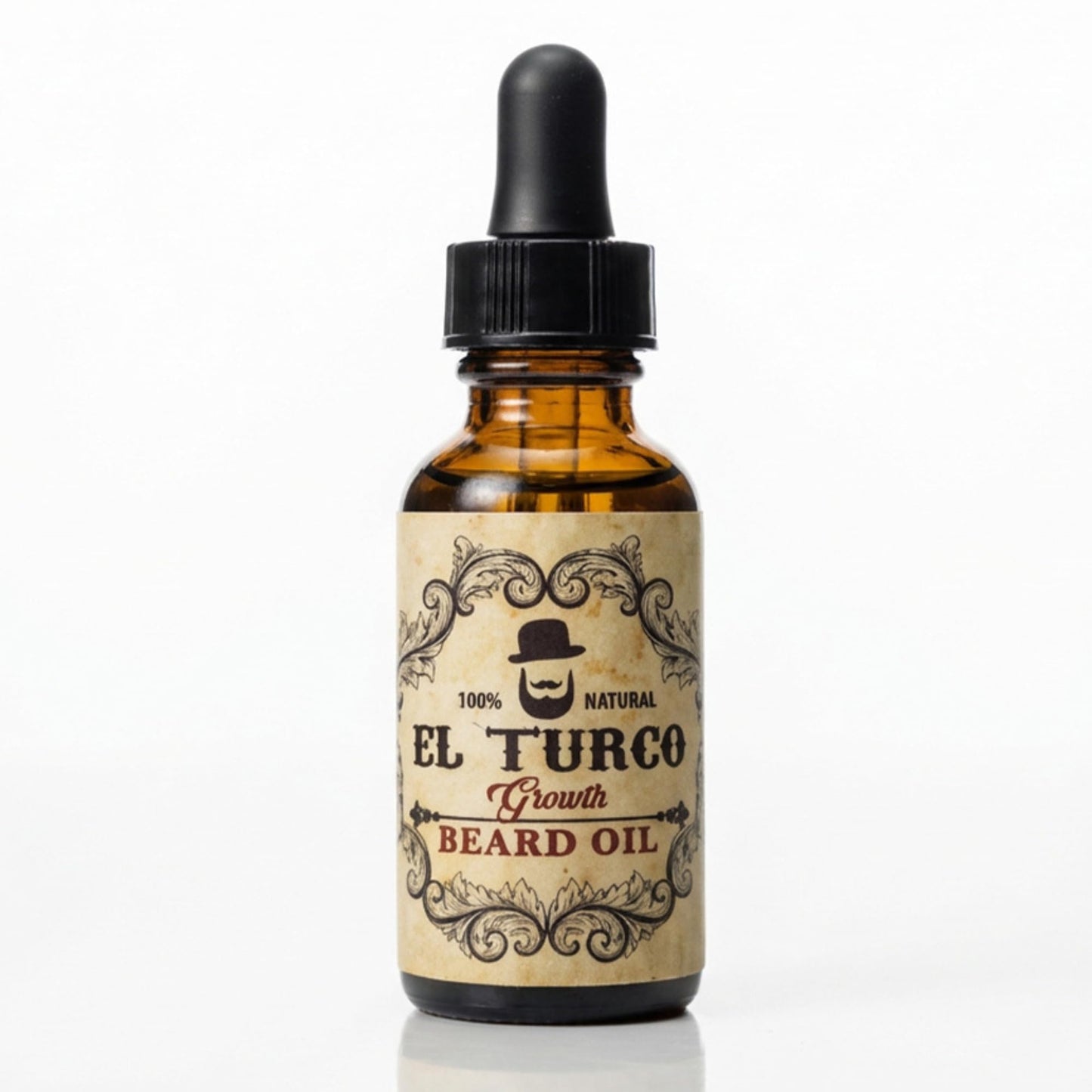 EL TURCO Beard Oil for Men with Jojoba, Castor & Rosemary, Natural Beard Growth Oil for Thicker, Fuller Beards, Helps Soften Dry Skin & Patchy Beards Beauty and Personal Care EL TURCO