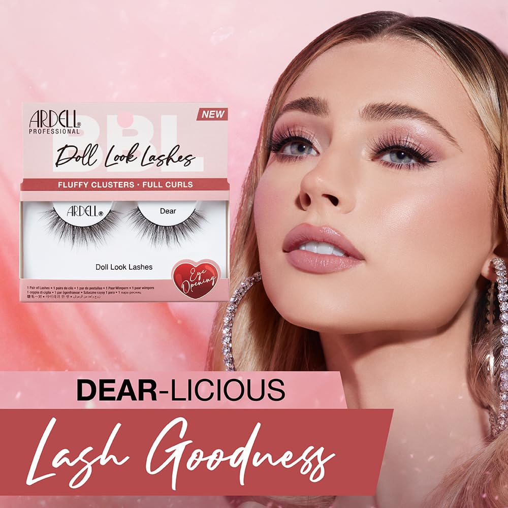 Ardell Doll Lashes Dear - Natural Look False Eyelashes for Dramatic Eye Look, 1 Pack Beauty & Personal Care Ardell