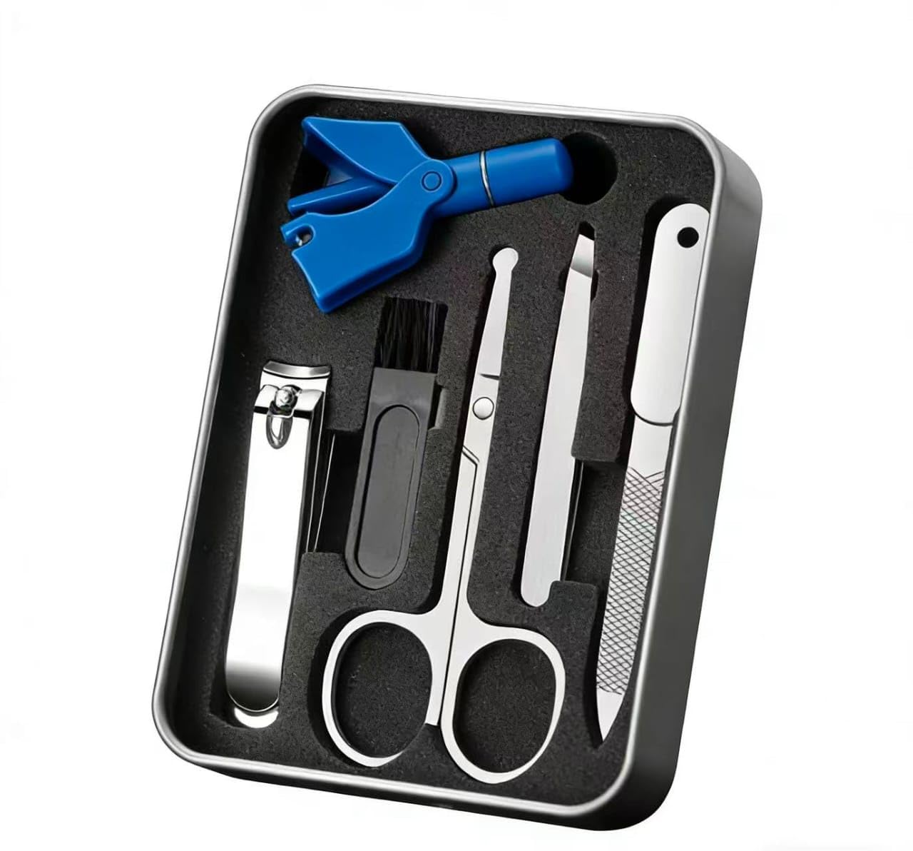 Infinity Choices Nose Hair Trimmer for Men and Women Set, Birdie Set, with Nail Clippers and Tweezers, Manual, Battery-Free, Waterproof, Painless Beauty and Personal Care Infinity Choices