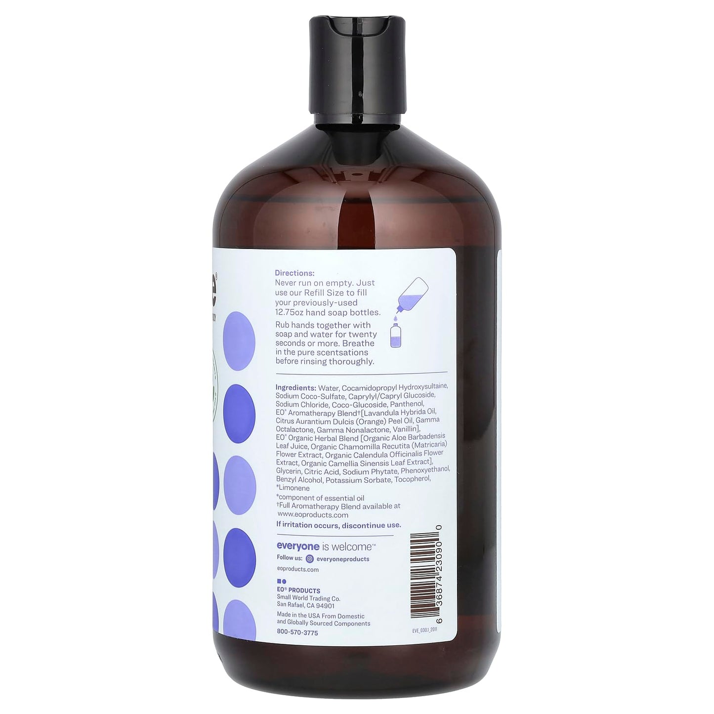 Everyone Lavender & Coconut Hand Soap Refill, 32 FZ Beauty & Personal Care Everyone