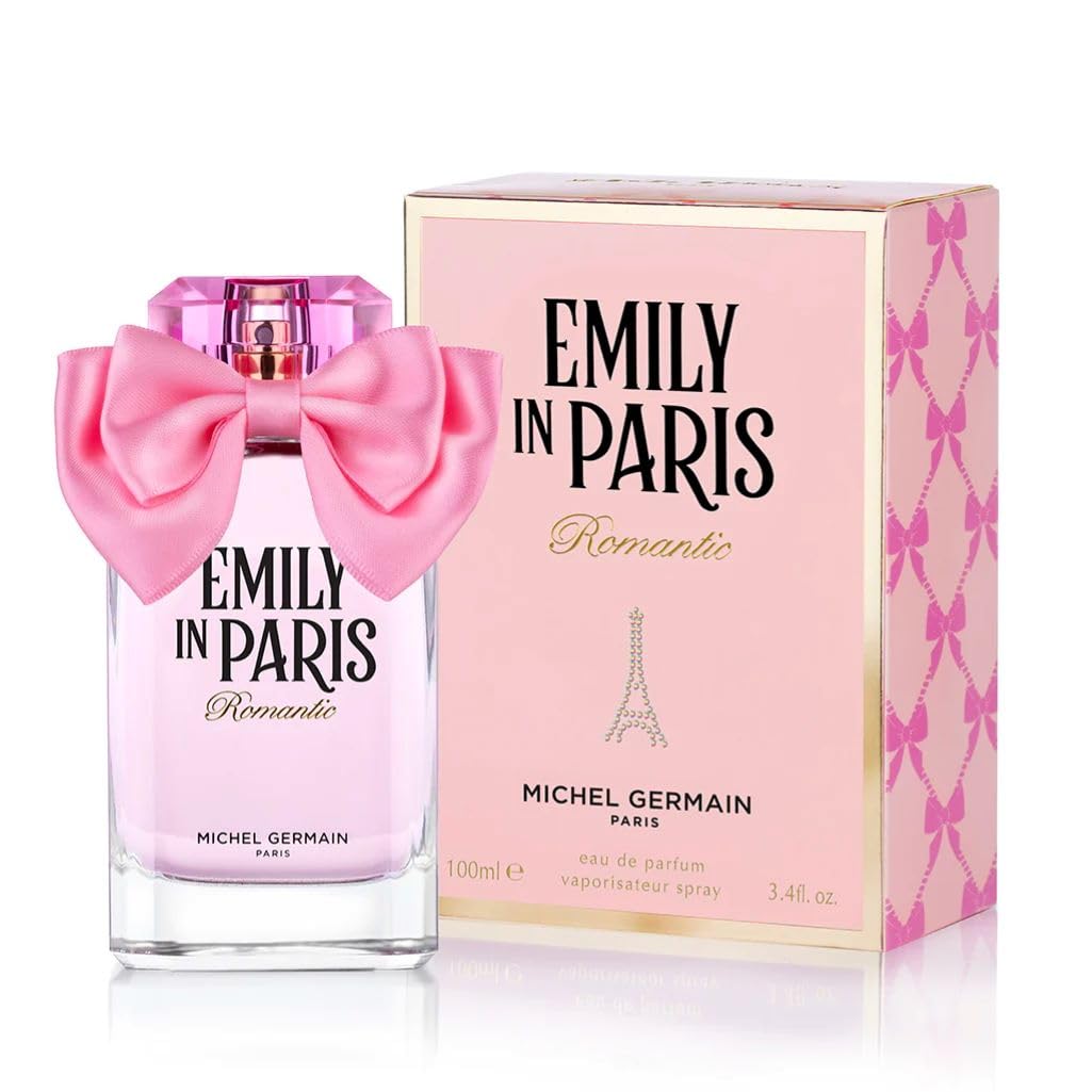 Michel Germain Emily in Paris Romantic Eau de Parfum Fragrance Spray, Citrus Woody Scent, Top Notes of Crisp Green Apple, Pink Grapefruit, Playful Beauty & Personal Care Michel Germain