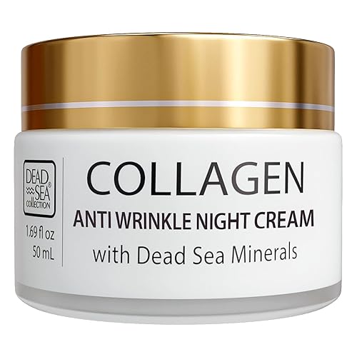 Dead Sea Collection Moisturising Night Face Cream with 3X Collagen - Anti Aging Nourishing Facial Moisturiser with Dead Sea Minerals and Vitamin E Beauty & Personal Care Dead Sea Collection