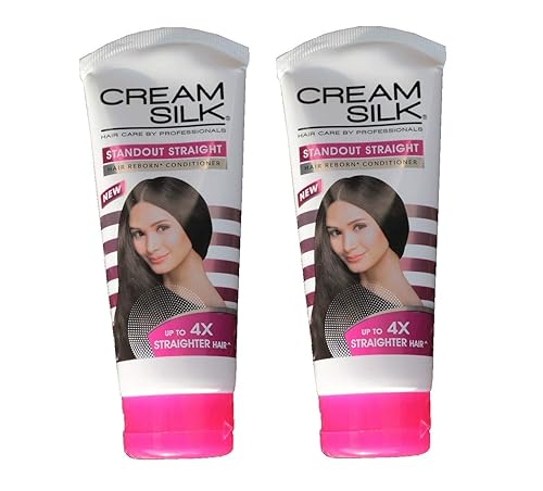 Lot of 2 Cream Silk Conditioner Standout Straight for Straighter Hair Creamsilk 180ml Beauty & Personal Care Cream Silk