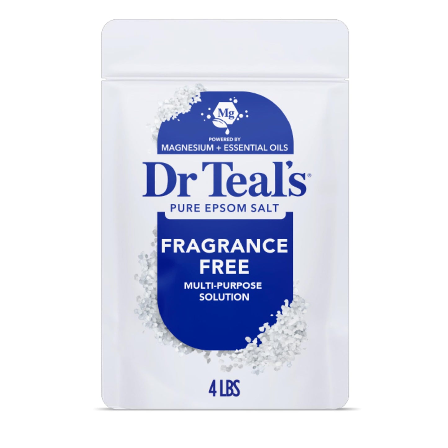 Dr Teal's Epsom Salt Magnesium Soak, Fragrance Free, 4 lbs Beauty and Personal Care Dr Teal's