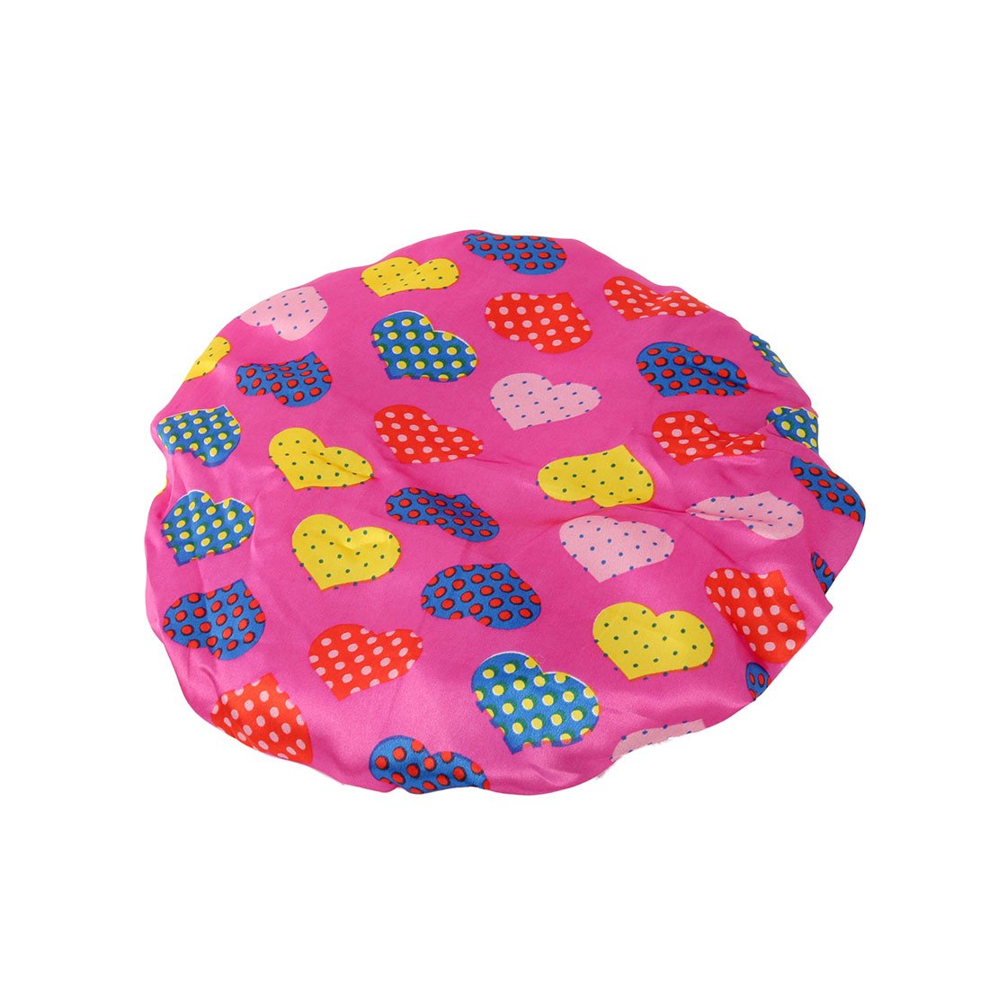 Ruilogod Polyester Heart Pattern Home Hair Protector Water Resistant Elastic Spa Bathing Shower Cap (id: e68 a5a b9d 16b 7d0 Beauty and Personal Care Ruilogod