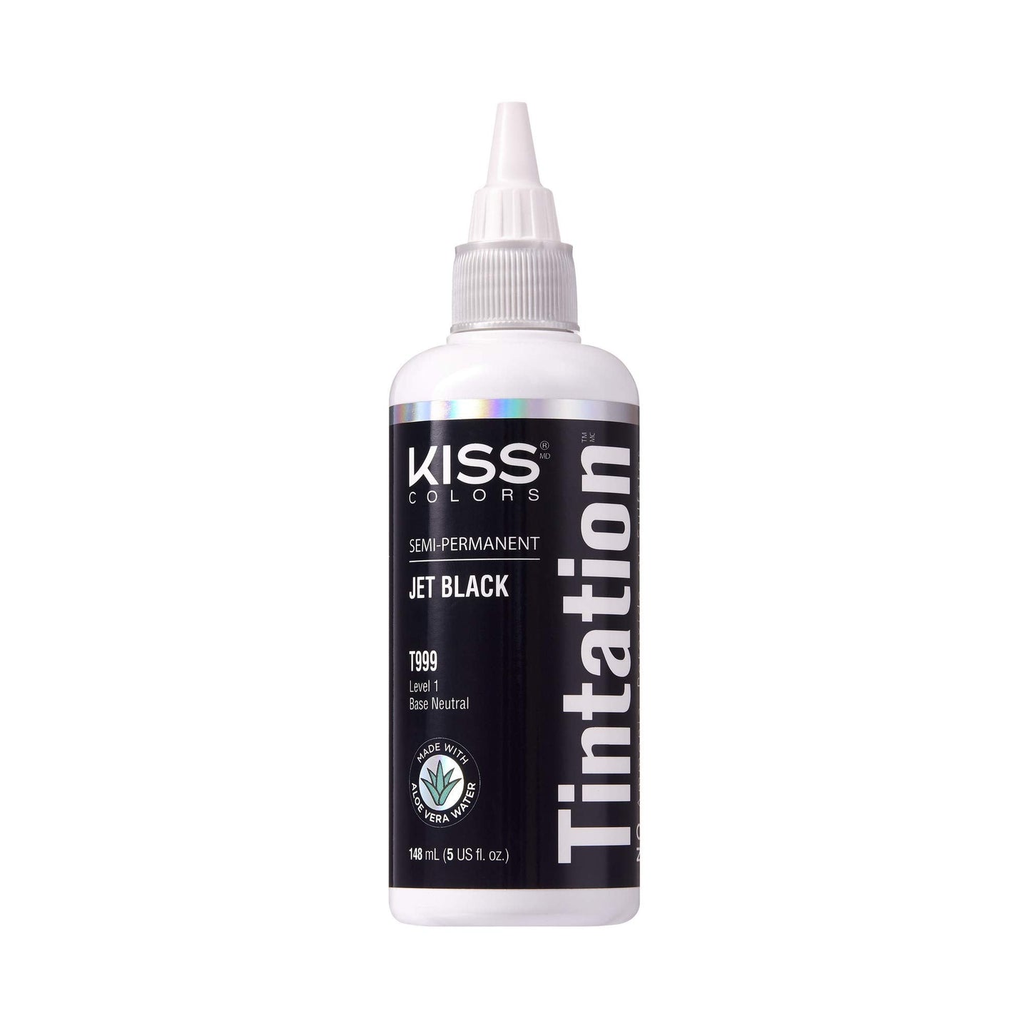 Red by Kiss Tintation Semi-Permanent Hair Color, Aloe Vera Water Based, Argan Oil, Olive Oil, Collagen & Keratin, Long-Lasting Color Dye (Jet Black, 5 Beauty & Personal Care Red By Kiss