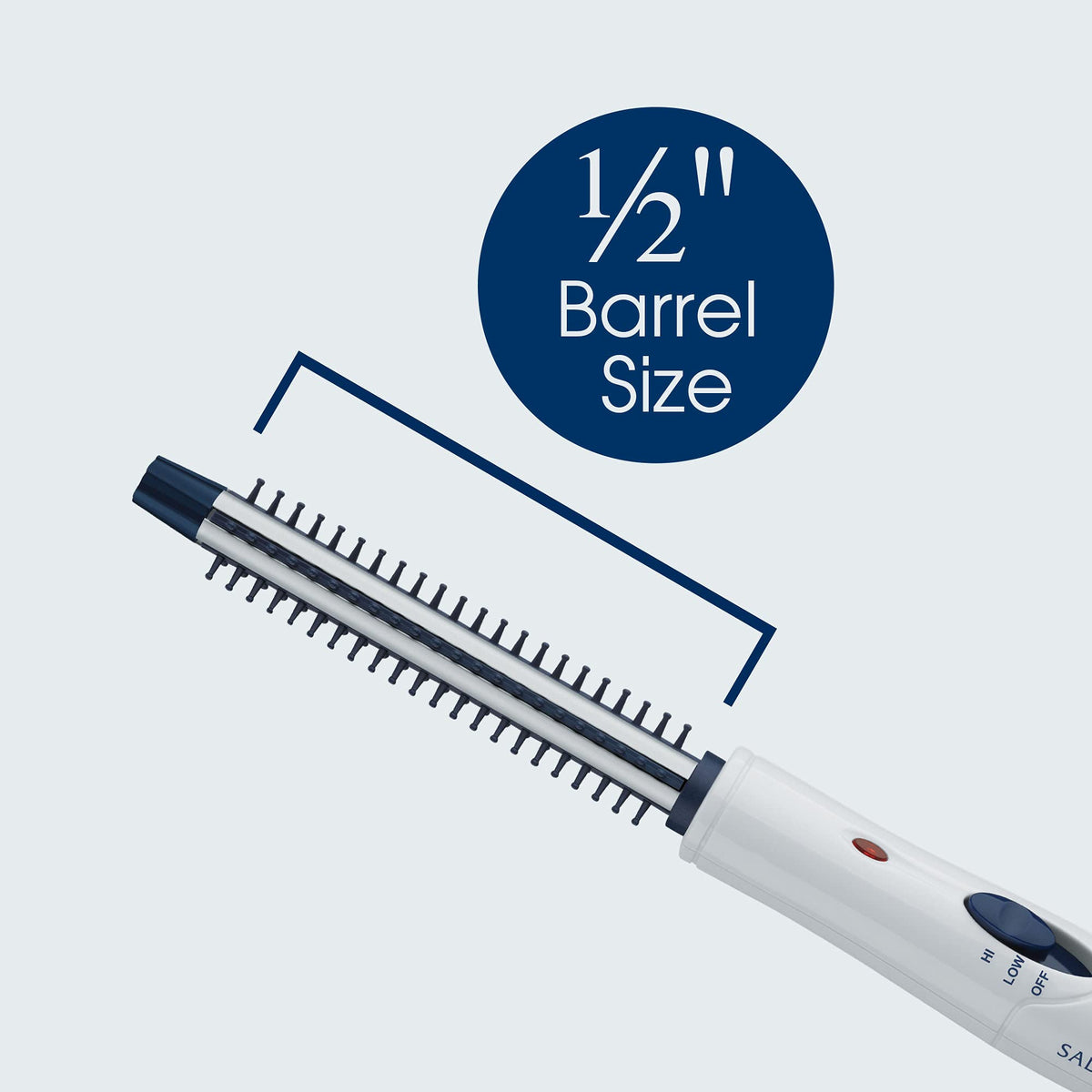 Salon Edition Hair Styling Brush Iron | Smooth 2nd Day Hair Styles (1/2 in) Beauty & Personal Care Salon Edition