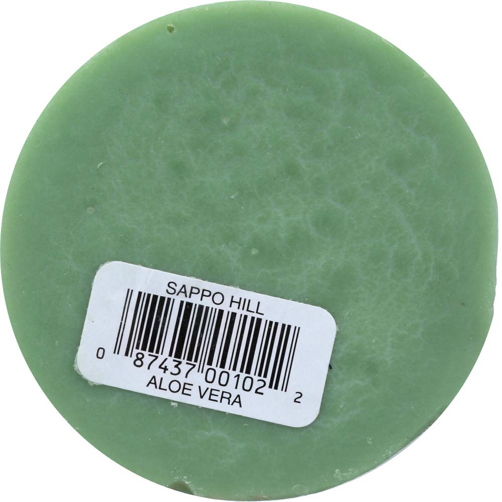Sappo Hill Soapworks Glycerine Creme Soap - Aloe - Case of 12-3.5 oz Beauty & Personal Care Sappo Hill