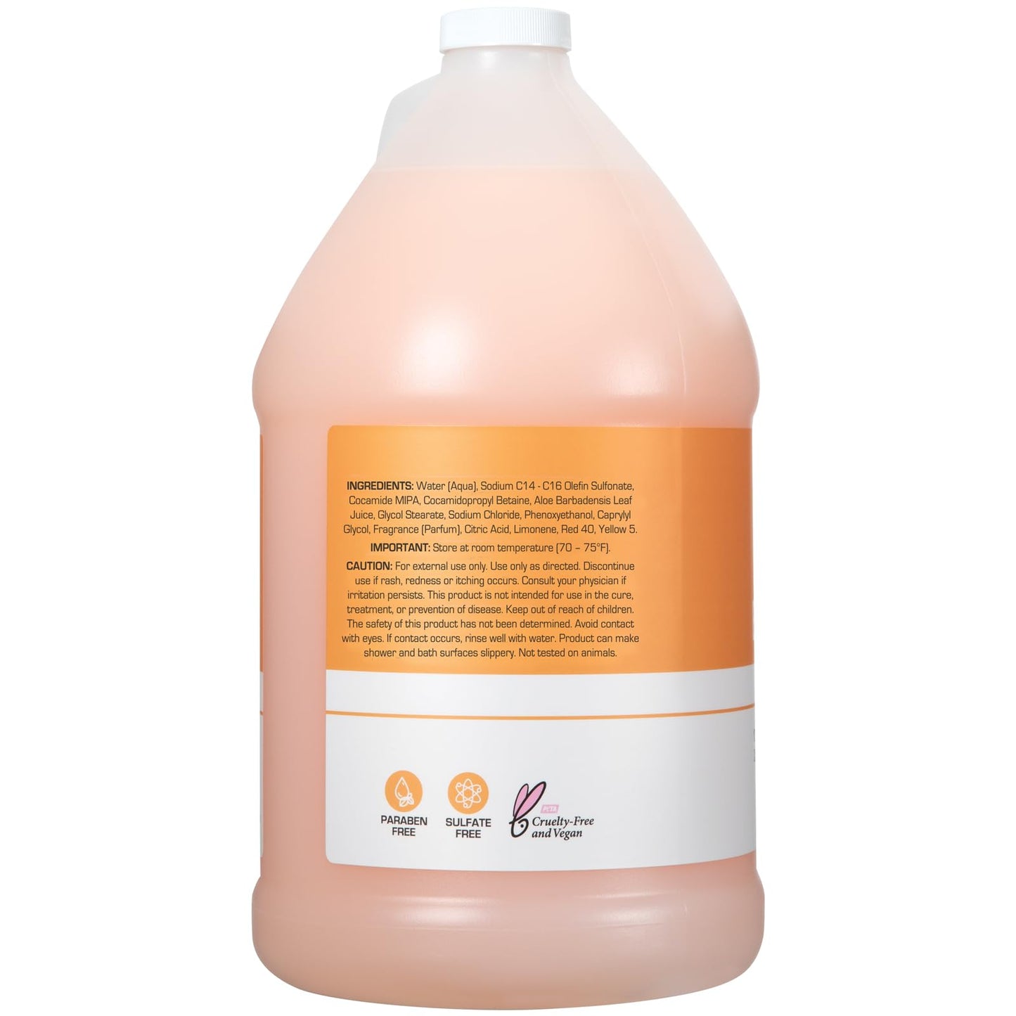 Ginger Lily Farms Club & Fitness Nourishing Body Wash, 100% Vegan & Cruelty-Free, Bath & Shower Gel for Men and Women, Citrus Scent, 1 Gallon (128 fl Beauty & Personal Care Ginger Lily Farms