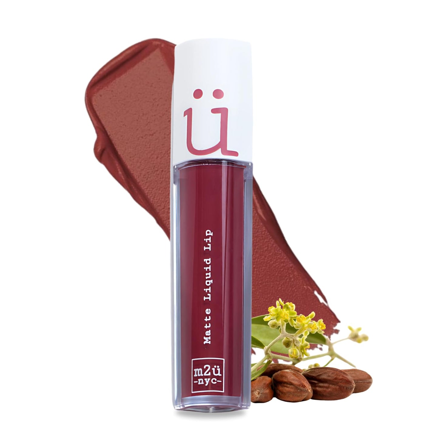 M2U NYC Rosewood Matte Liquid Lipstick - Long Lasting High Impact Color with Up to 17H Wear - Matte Lipstick for Women - No Budge, Lightweight Creamy Beauty & Personal Care M2U NYC