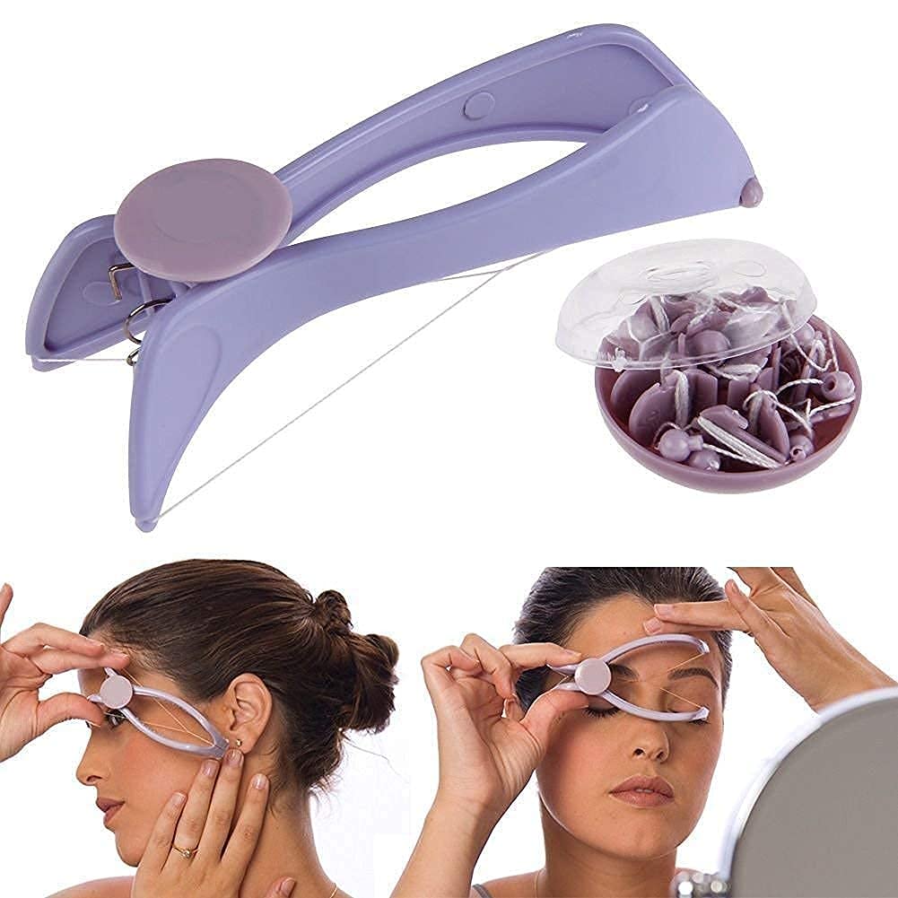 SPAREQUE threading machine for women, Eyebrow Face and Body Hair Threading and Removal System kit Tweezers for eyebrows, threading tool, threading Beauty and Personal Care SPAREQUE
