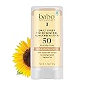 Babo Botanicals Daily Sheer Mineral Tinted Sunscreen Stick SPF50 - Natural Zinc Oxide - For Face - For all ages - EWG Verified - Water Resistant Beauty & Personal Care Babo Botanicals