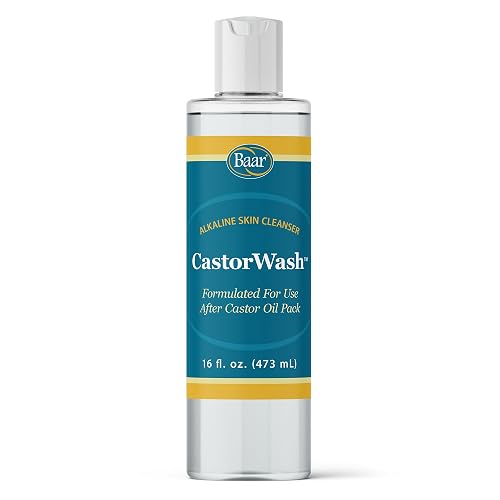 Baar CastorWash Alkalizing Castor Oil Pack Cleanser, Skin Wash, 16 Oz Beauty & Personal Care Baar