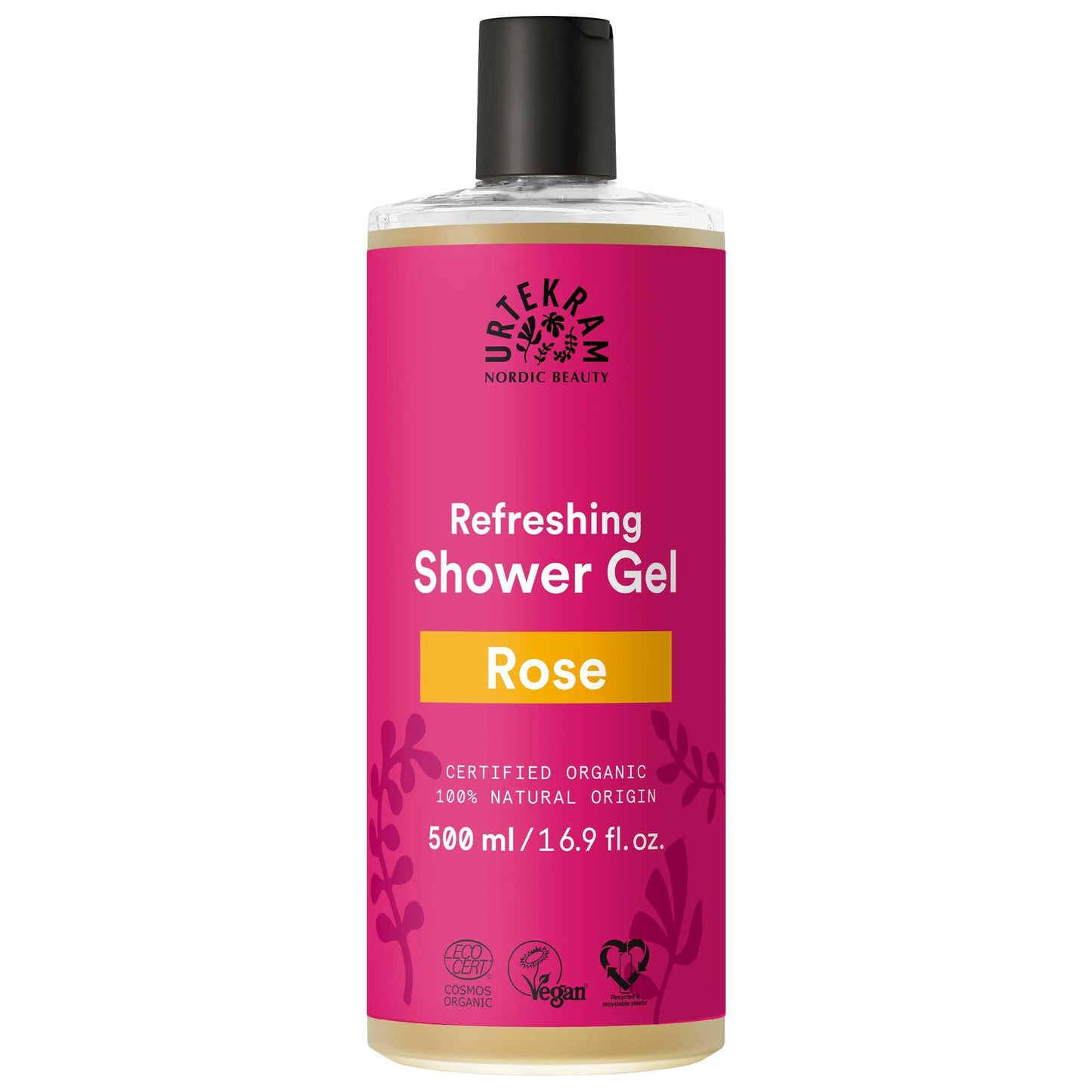 URTEKRAM Rose Shower Gel, 500 ML Beauty & Personal Care Urtekram