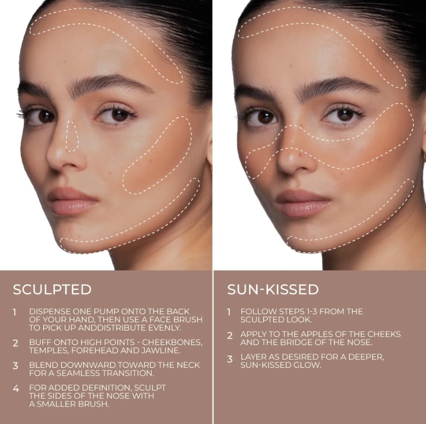 Natasha Denona HY-SCULPT LIQUID BRONZER Serum-Infused Liquid Bronzer - Foxy Beauty & Personal Care Natasha Denona