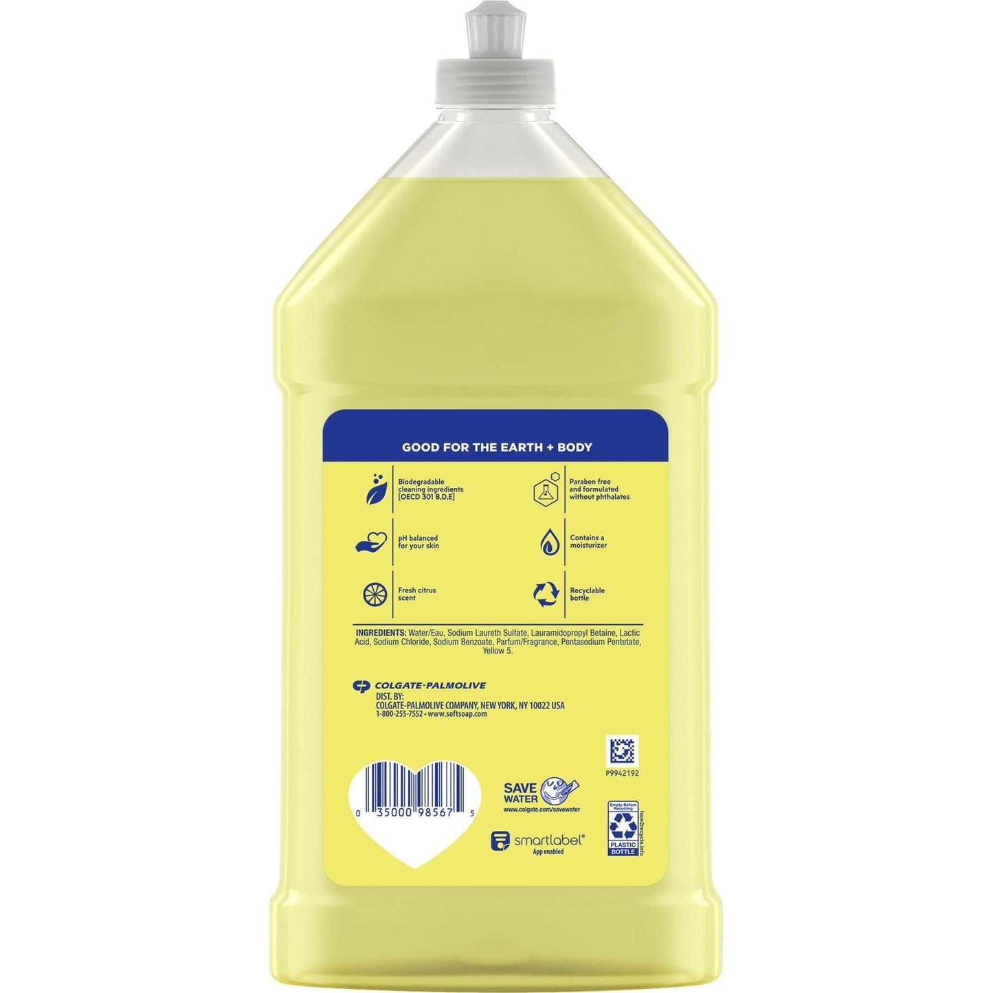 Softsoap Liquid Hand Soap Refill Refreshing Scent Pour Bottle, Yellow, Citrus, 32 Fl Oz Beauty & Personal Care Softsoap