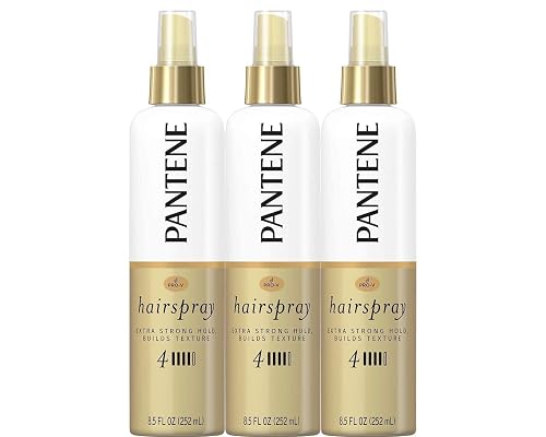 Pantene Hairspray Non-aerosol, Extra Strong Hold, Pro-V Level 4, Texture Building, 8.5 fl oz, Triple Pack Beauty & Personal Care Pantene