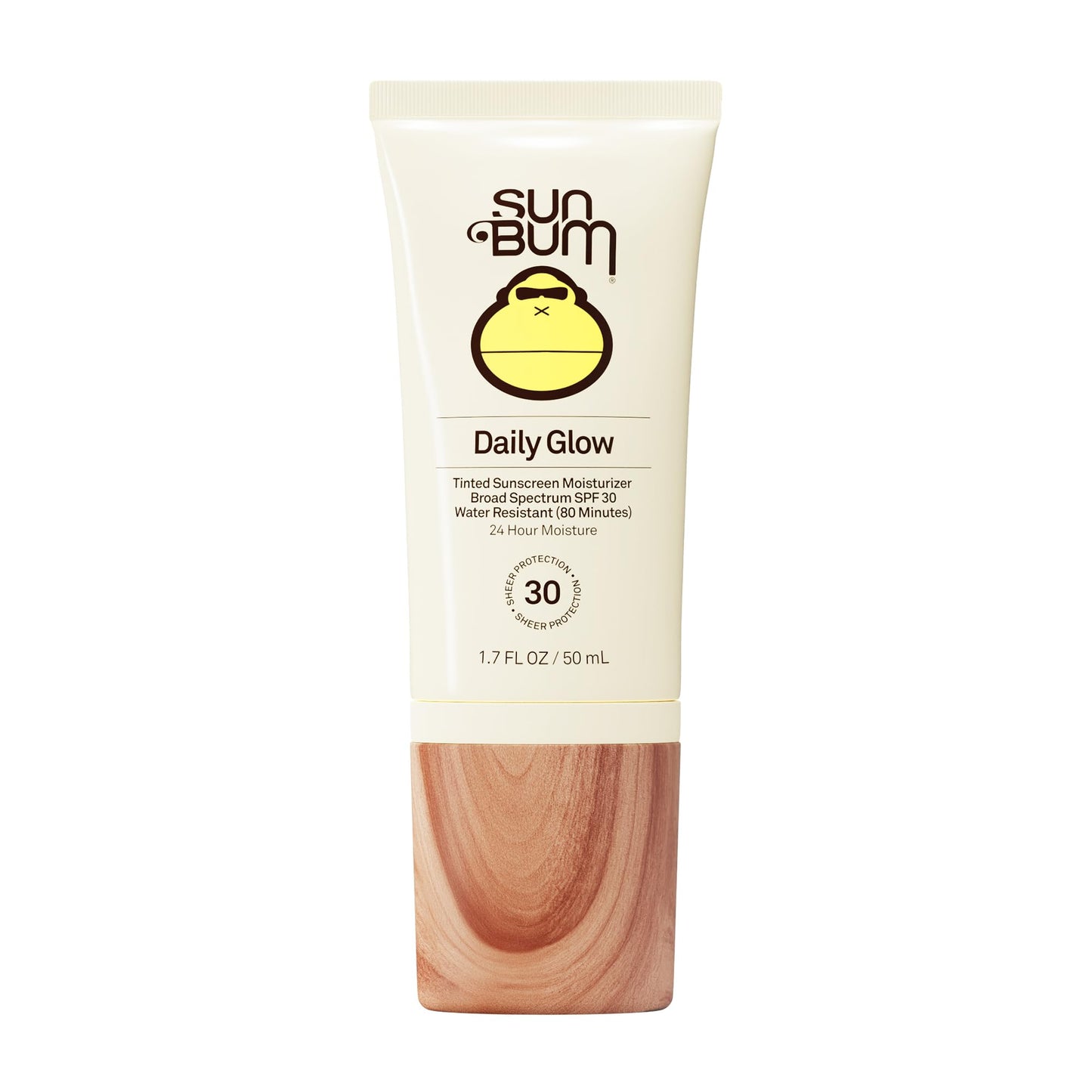Sun Bum Daily SPF 30 Glow Sunscreen Face Lotion - Moisturizing Facial Sunscreen - Tinted - Dewy Finish - Hawaii 104 Act Compliant (Made without Beauty & Personal Care Sun Bum