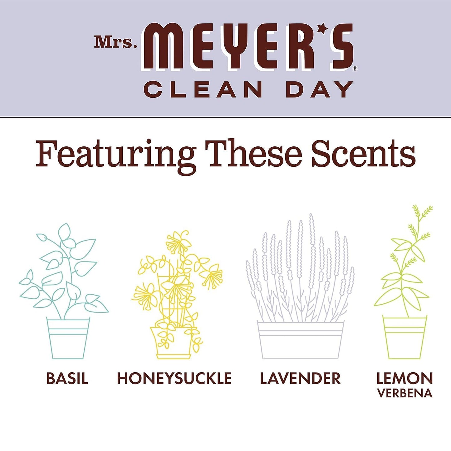 Mrs. Meyers Lavender Liquid Hand Soap Refill, 33 Oz, (Pack of 3) Beauty & Personal Care Mrs. MEYER'S