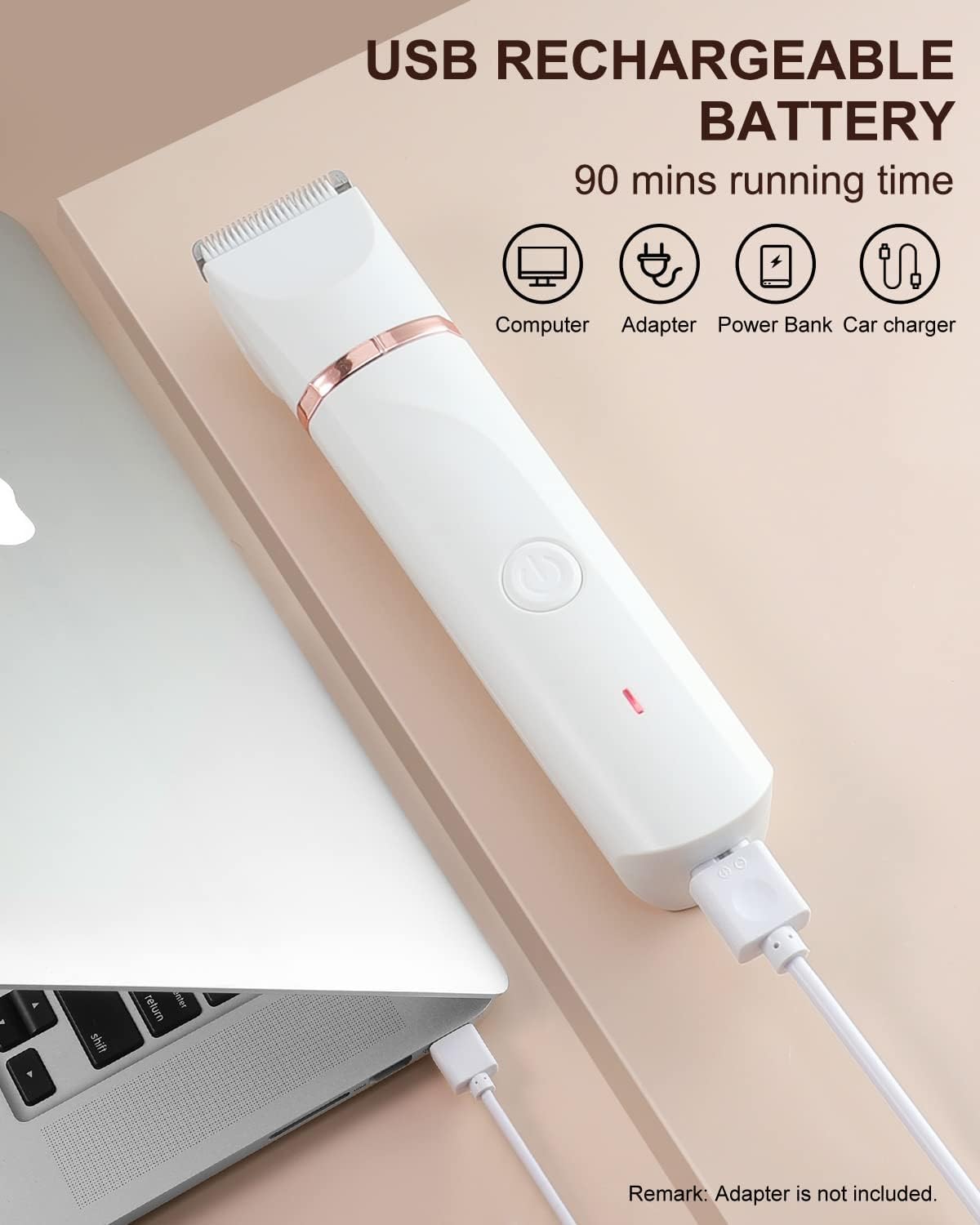 Bikini Trimmer for Women,Electric Razors Shaver for Bikini Legs Pubic Hair,Rechargeable Ladies Bikini Hair Trimmer Removal with Snap-in Ceramic Beauty and Personal Care NUMIFUN