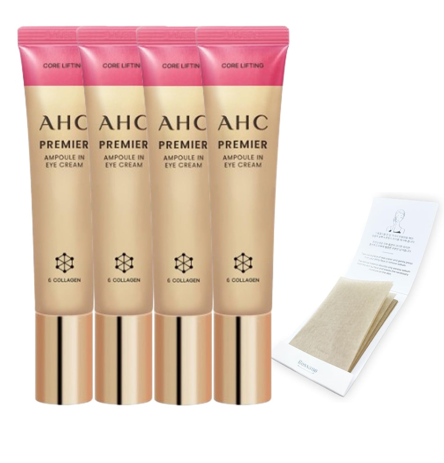 2024 Season12 Premier Ampoule in Core Lifting Eye Cream Eye Cream For Face 40ml X 4ea With ROSANO Oil Control Paper Beauty & Personal Care ADDERENITY
