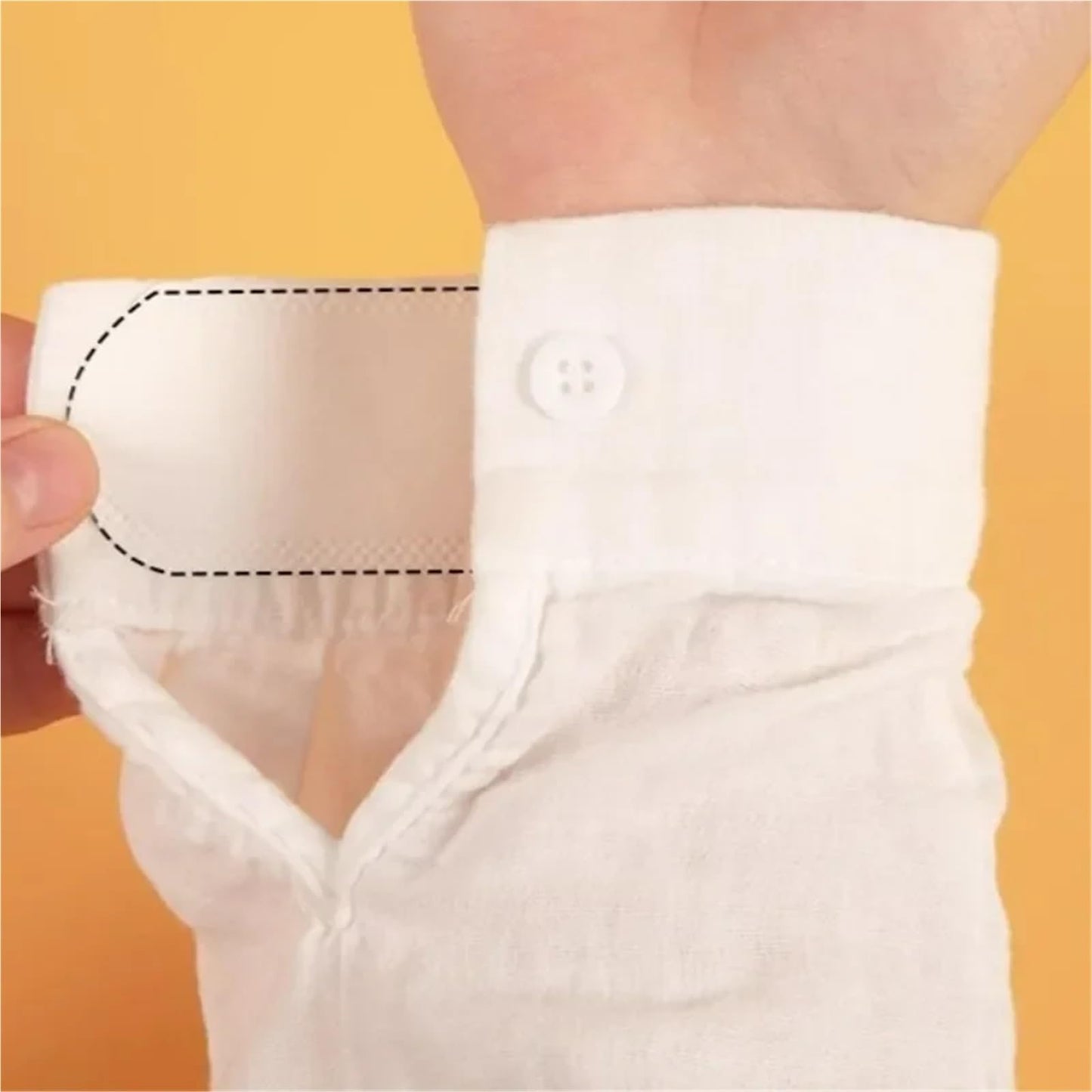 Cyyaog Collar Protectors for Shirts 3rolls Anti Dirty Collar Sticker Shirt Sweat Absorbing Tape Clothing Dirt Proof Stickers Beauty and Personal Care Cyyaog