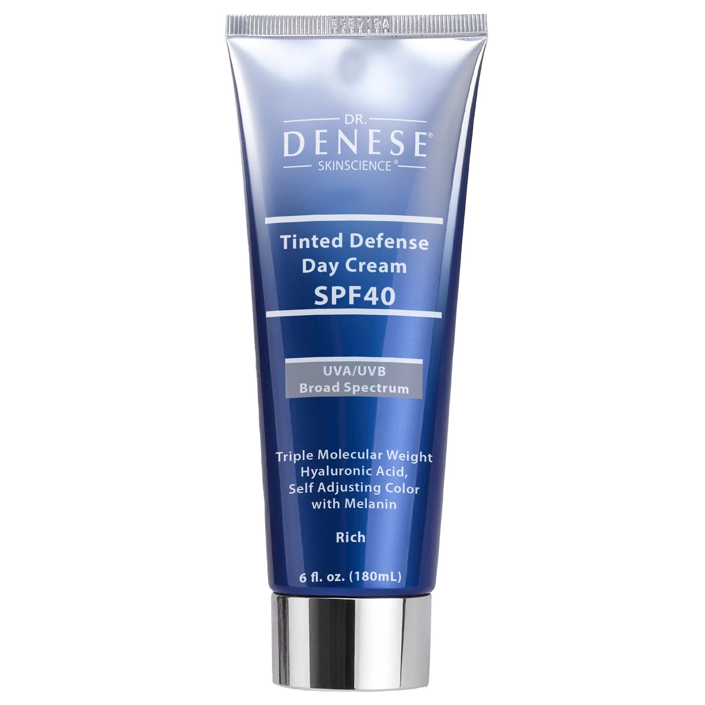 Dr. Denese Broad Spectrum SPF 40 Defense Day Cream (Rich) 6 oz - Tinted Moisturizer and Daily Sunscreen - Hydrating BB Cream with Antioxidants Beauty & Personal Care Dr. Denese