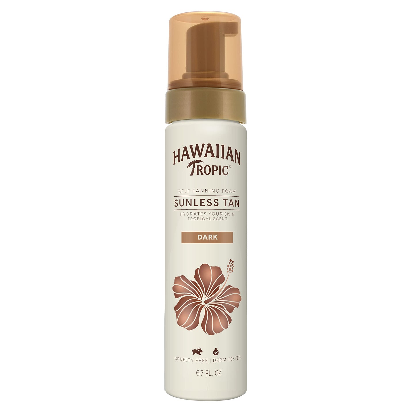 Hawaiian Tropic Sunless Tan Dark Self-Tanning Foam, 6.7oz | Self Tanner Dark, Sunless Tanner, Sunless Tanning Foam, 6.7oz Beauty & Personal Care Hawaiian Tropic